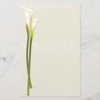 Calla Lily stationery