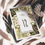 Calla Lily Table Numbers Art Nouveau Mucha<br><div class="desc">Art Nouveau Vintage wedding table numbers by Alphonse Mucha in a floral, romantic, and whimsical design. Victorian flourishes complement classic art deco fonts. Please enter your custom information, and you're done. If you wish to change the design further, simply click the blue "Customize It" button. Thank you so much for...</div>