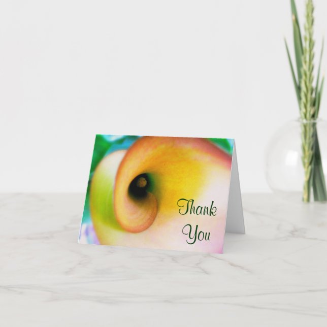 Calla Lily Thank You Cards (Front)