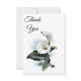 Calla Lily Thank You Note Card