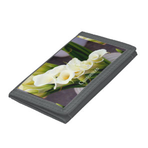 Calla lily Thunder_Cove Tri-fold Wallet