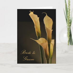 Calla Lily Wedding Card