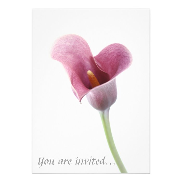 Calla Lily Wedding Invitations