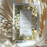 Calla Lily Wedding Invitations Art Nouveau Mucha<br><div class="desc">Art Nouveau Vintage wedding invitations by Alphonse Mucha in a floral, romantic, and whimsical design. Victorian flourishes complement classic art deco fonts. Please enter your custom information, and you're done. If you wish to change the design further, simply click the blue "Customize It" button. Thank you so much for considering...</div>