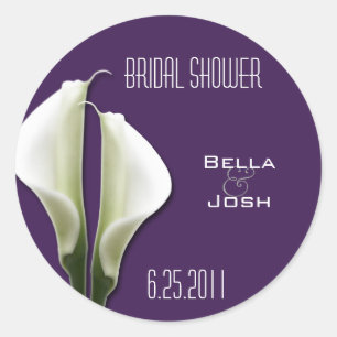 Calla Lily Wedding Stickers