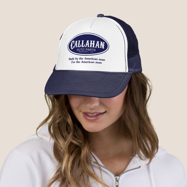 Callahan Auto Parts Logo Trucker Hat | Zazzle display picture 1
