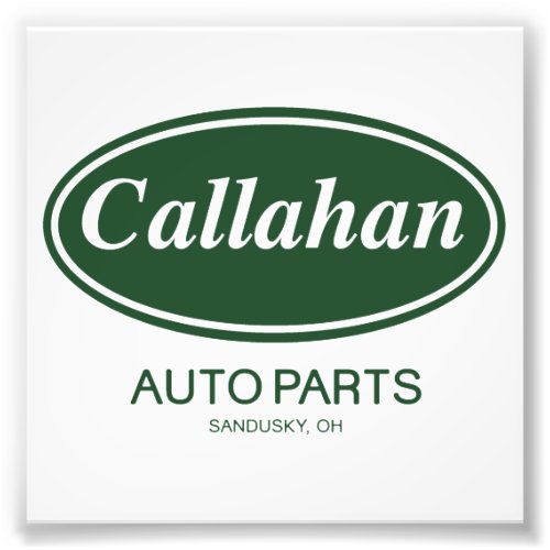 Callahan Auto Parts Photo Print
