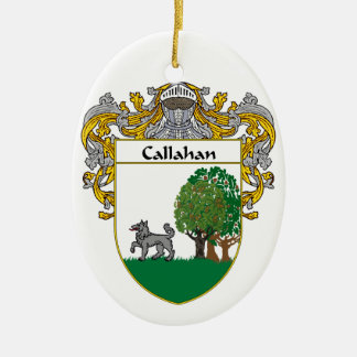 Callahan Coat of Arms/Family Crest Ceramic Ornament