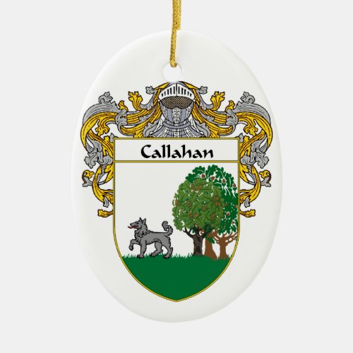 Callahan Coat of ArmsFamily Crest Ceramic Ornament