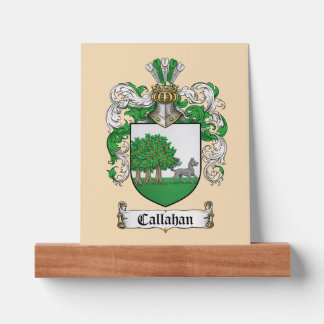 Callahan Coat of Arms Picture Ledge
