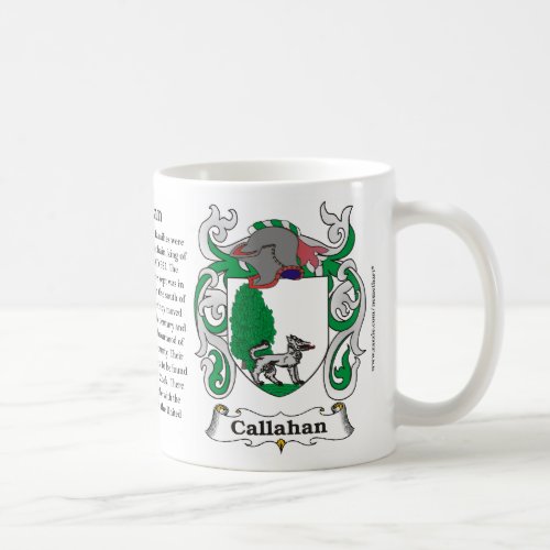 Callahan Family Coat of Arms Mug