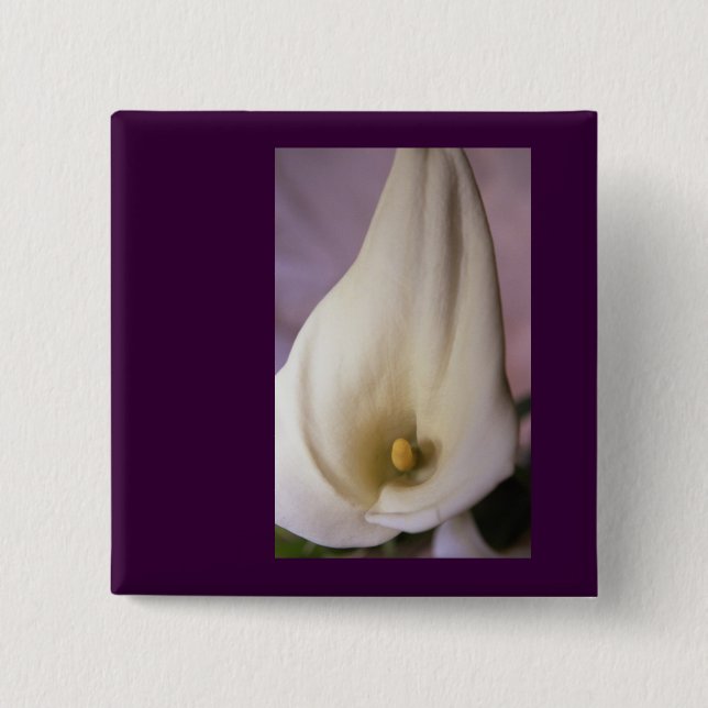 Callalily Pinback Button (Front)