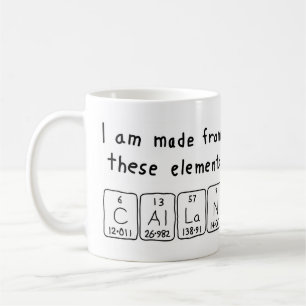 Callan periodic table name mug