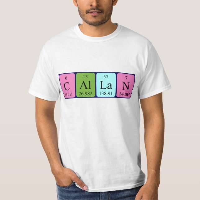 Callan periodic table name shirt (Front)