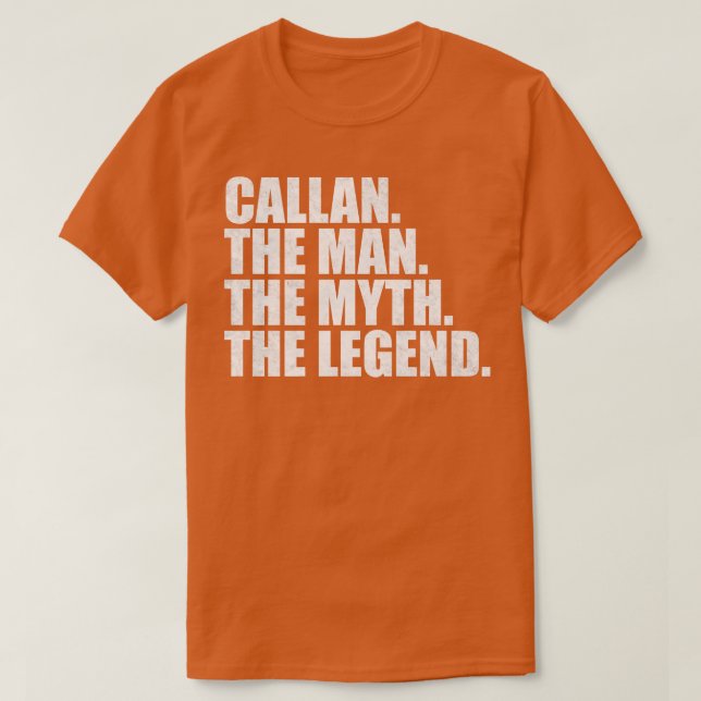 CallanCallan Name Callan given name T-Shirt (Design Front)