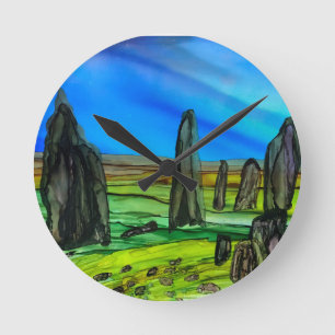 Callanish standing stones round clock