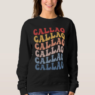 Callao City Groovy Retro Sweatshirt