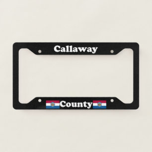 Callaway County Missouri LPF License Plate Frame