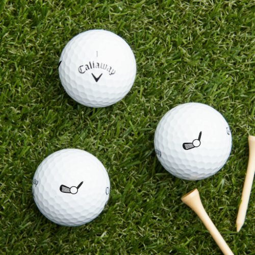 Callaway SuperSoft 3_Pack with GolfShankHell logo  Golf Balls