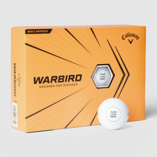 Callaway Warbird 12 Pack Upload Business Logo Golf Balls