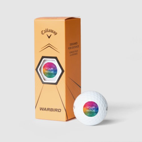 Callaway Warbird 3 Pack Upload Business Logo Golf Balls