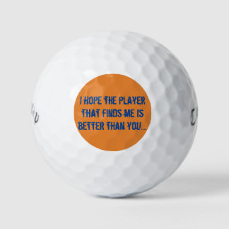Callaway warbird golf balls Trash talking edition