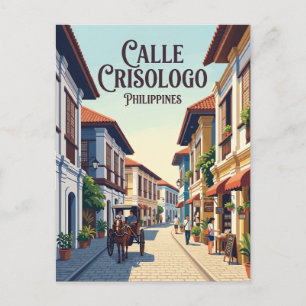 Calle Crisologo Philippines Postcard