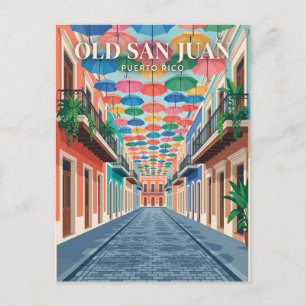 Calle Fortaleza San Juan Puerto Rico Postcard