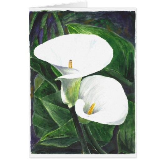 Calle Lilies Cards (Front)