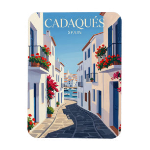 Calle Santa María Spain Magnet