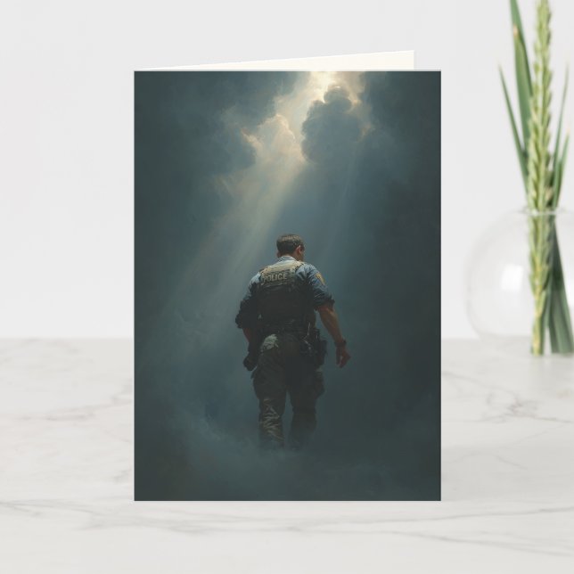 "Called Home by Light" Sympathy Card (Front)