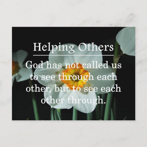 Called to Help Others Postcard