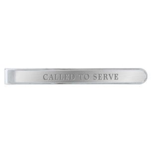 Called To Serve LDS Young Men Missionary Mormon Silver Finish Tie Bar