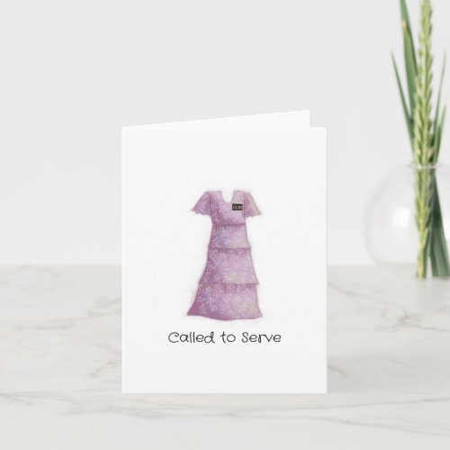 Called to Serve Missionary Greeting Card