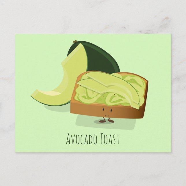 Called Toast cartoon | Postcard (Front)