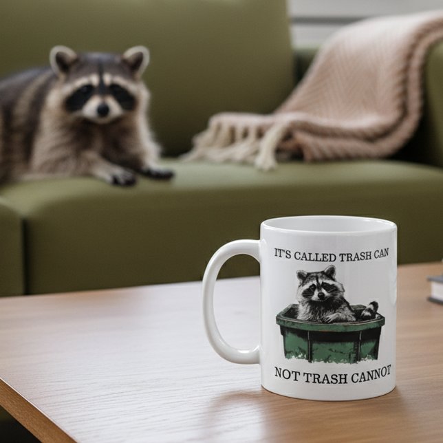 Called Trash Can funny Raccoon Coffee Mug (Creator Uploaded)