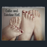 Callie & Caroline Feet Calendar<br><div class="desc">From Barefoot Georgia Peaches,  Callie and Caroline go barefoot together in a wonderful photo op,  and create this wonderful barefoot calendar for the foot lover in you</div>