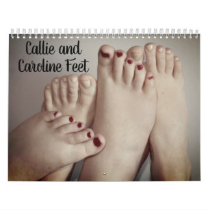 Callie & Caroline Feet Calendar