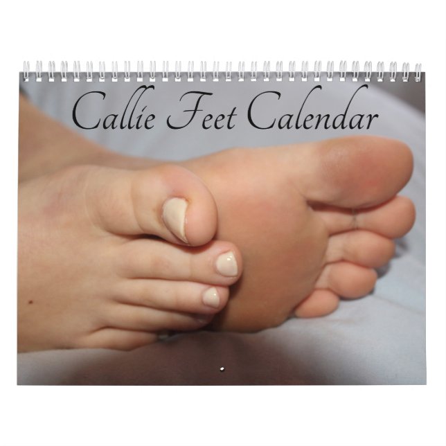 Callie Feet 12-month Calendar (Cover)