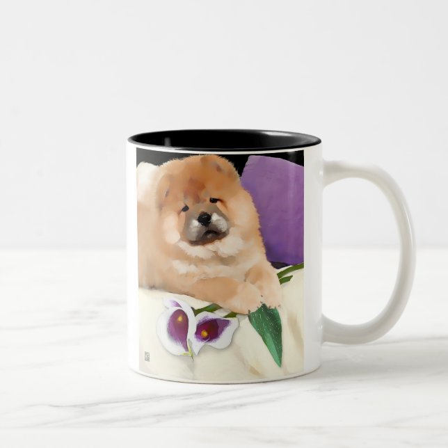 CALLIE heARTdog chow mug (Right)