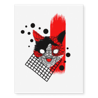 Callie Polka Large Temporary Tattoos