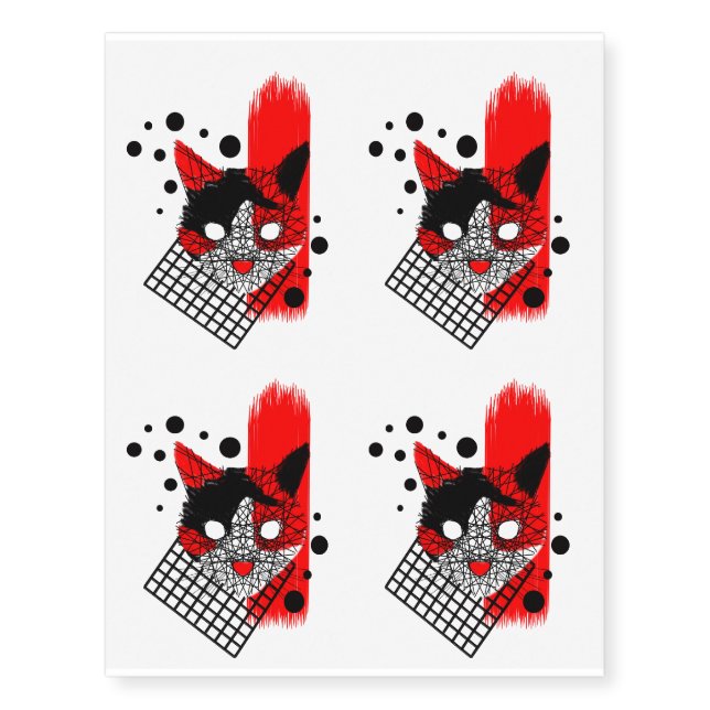 Callie Polka Medium Temporary Tattoos (Front)