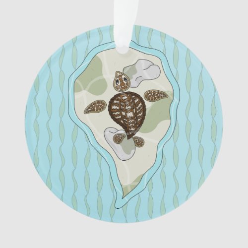 Callie the Sea Turtle Acrylic Ornament
