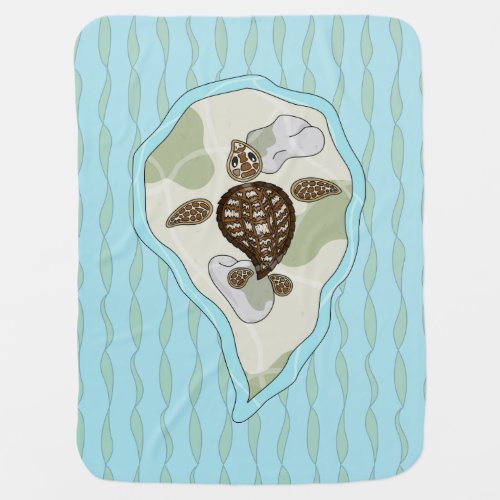 Callie the Sea Turtle Baby Blanket