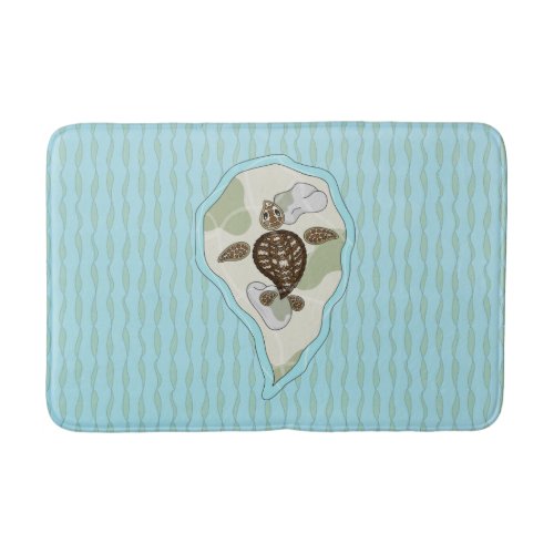 Callie the Sea Turtle Bath Mat