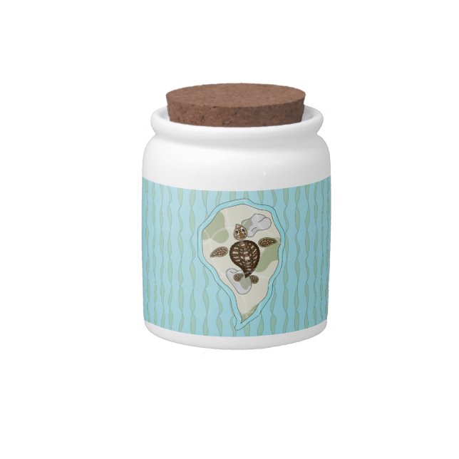 Callie the Sea Turtle Candy Jar (Front)