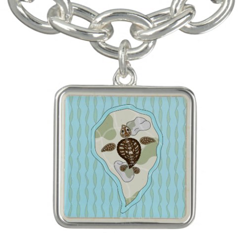 Callie the Sea Turtle Charm Bracelet