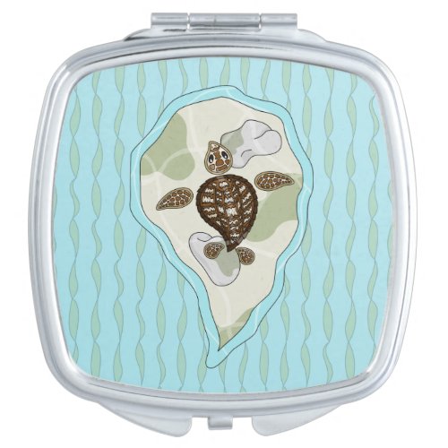 Callie the Sea Turtle Compact Mirror