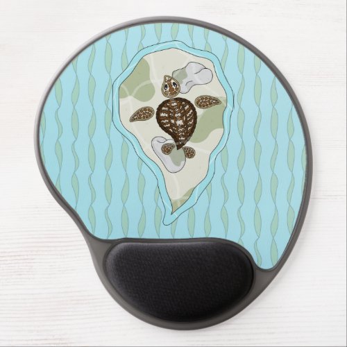 Callie the Sea Turtle Gel Mousepad