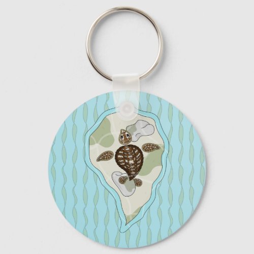 Callie the Sea Turtle Keychain